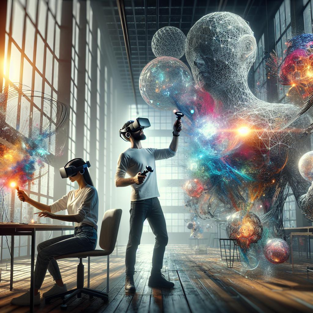 Virtuelle Realität als Leinwand: Künstler experimentieren mit VR-Installationen