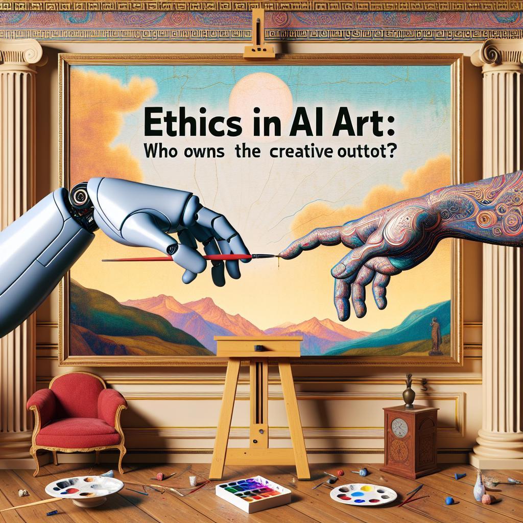 Ethik in der KI-Kunst: Wem gehört das kreative Resultat?